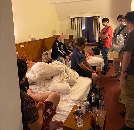 台中一分局破獲詐團囚禁被害人案。記者曾健祐/翻攝