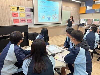 台中力推雙語教育。圖/台中市教育局提供