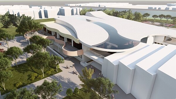 新竹縣府斥資新臺幣2.9億餘元,辦理新竹縣婦幼館2樓增建及原本使用空間整建發包工程,預計113年完工。圖/新竹縣政府提供