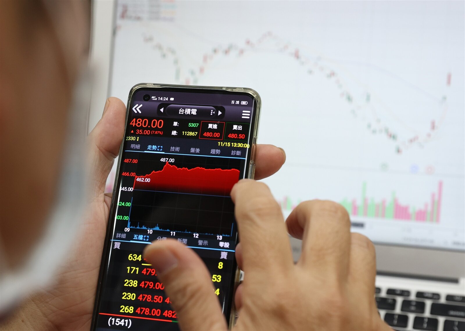 網友認為，買股票若不配息沒有意義。記者林澔一／攝影 