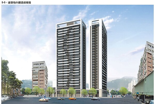 新北市新莊榮富段海砂屋都更案，將打造地上27層、地下6層建築。圖／新北市都更處提供／葉德正新北傳真