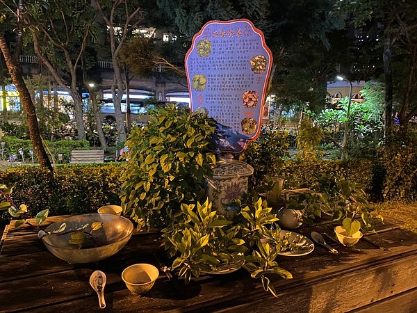 奇蹟公園無毒餐桌。圖／陳宣懿攝

