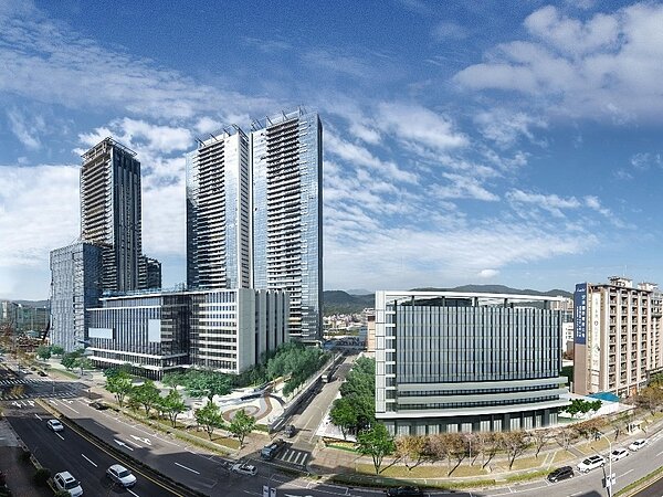 大台北地區商辦市場進入百家爭鳴時代,看好公司行號持續有辦公空間升級、設置企業總部需求,越來越多建設公司投入大型商辦大樓開發,其中大直將成為頂辦群聚的區域。圖/信義全球提供