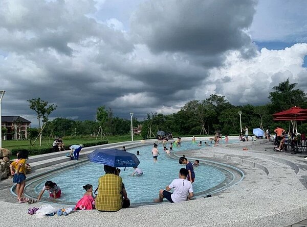 水情吃緊超前部署,台南山上花園水道博物館下周關戲水池。圖 /山上花園水道博物館提供