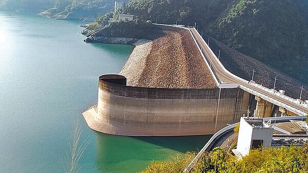 曾文水庫目前蓄水率偏低。（讀者提供／程炳璋台南傳真）