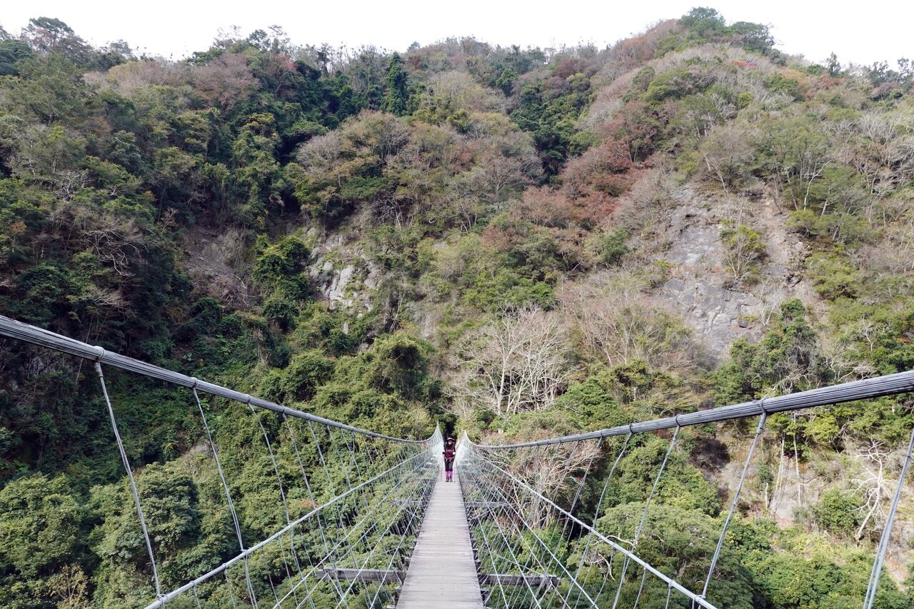 白石吊橋。圖/聯合報系資料照片