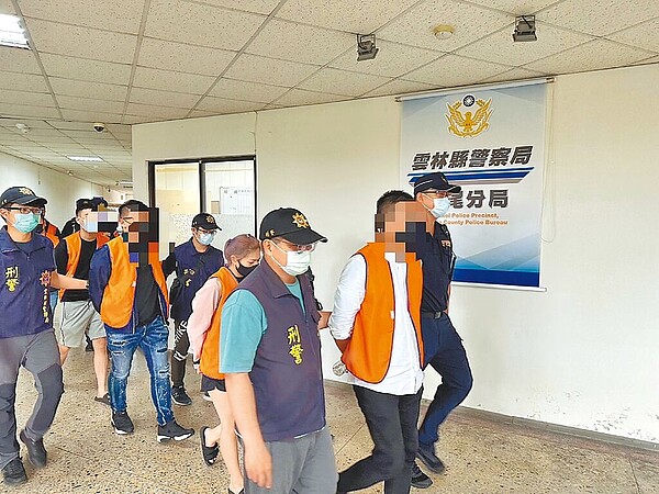 雲林縣3寶爸遭惡煞誤砍成重傷,警方逮捕6名嫌犯,雲林縣長張麗善表示絕不縱容。(虎尾警分局提供)