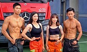 台東縣消防局月曆　2女隊員成嬌點