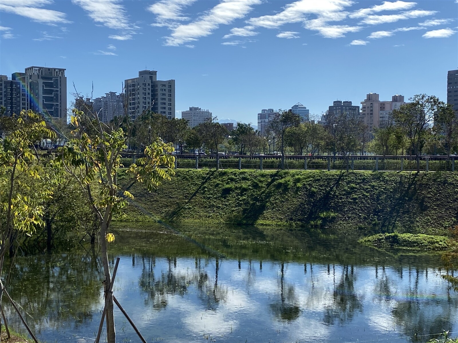 水湳生態公園。記者趙容萱／攝影 