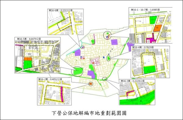 台南下營公設市地，明年啟動解編重劃。圖／台南市地政局提供