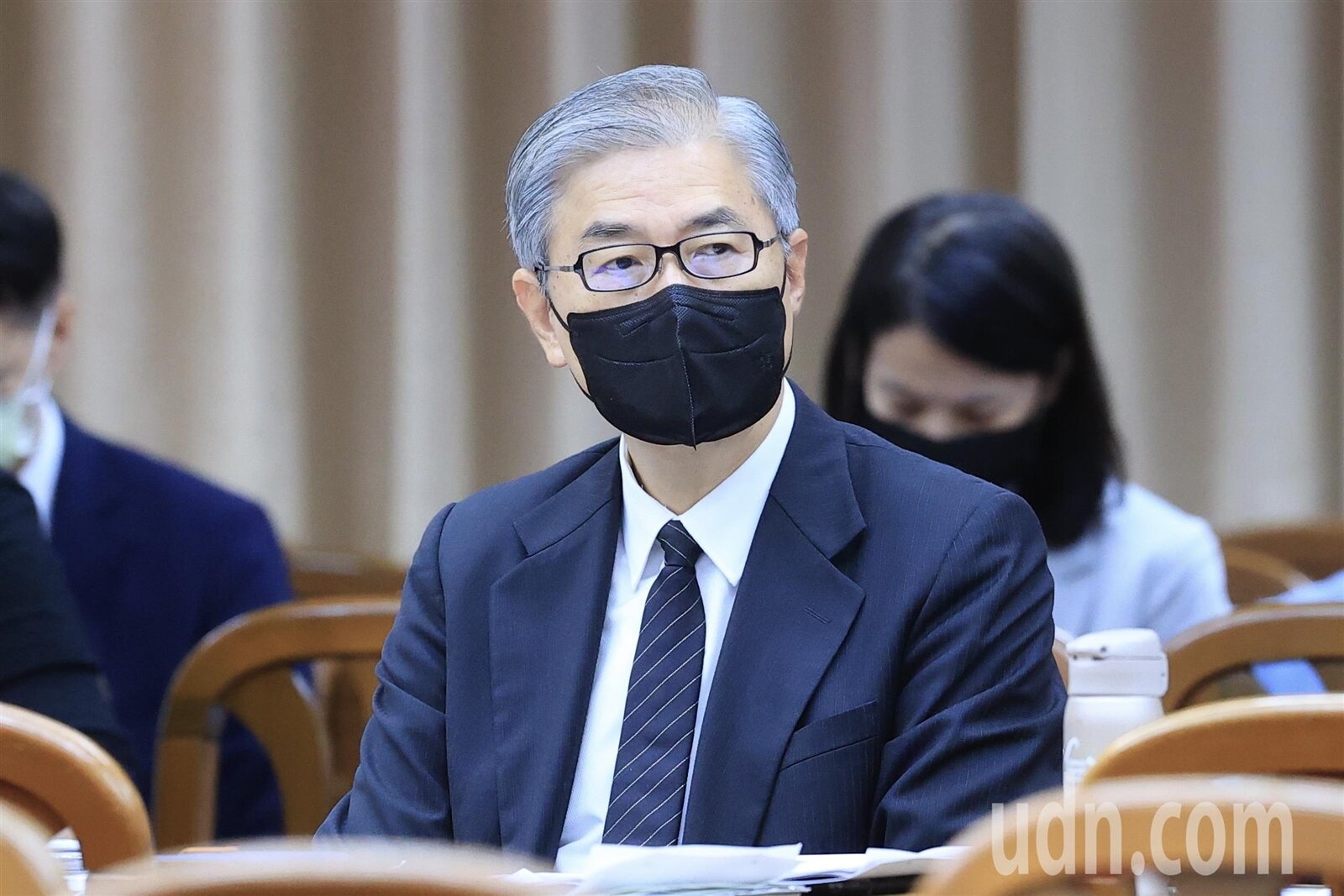 金管會主委黃天牧上午出席立法院財政委員會備質詢。記者林伯東/攝影