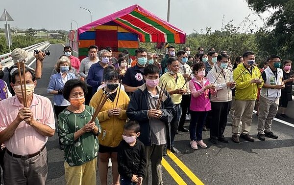 砲校聯外道路,關廟新仁橋完工。圖/台南市政府提供