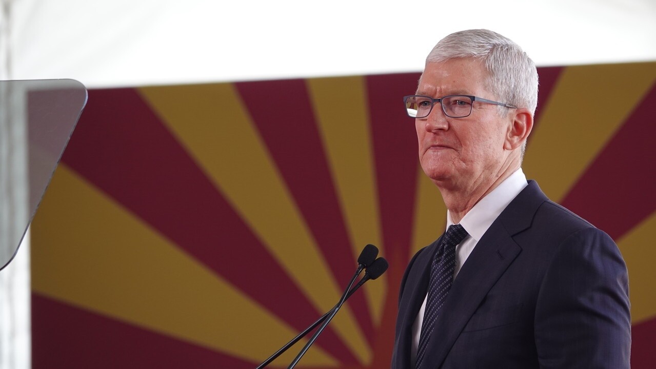 蘋果執行長庫克（Tim Cook）。記者張文馨／攝影 