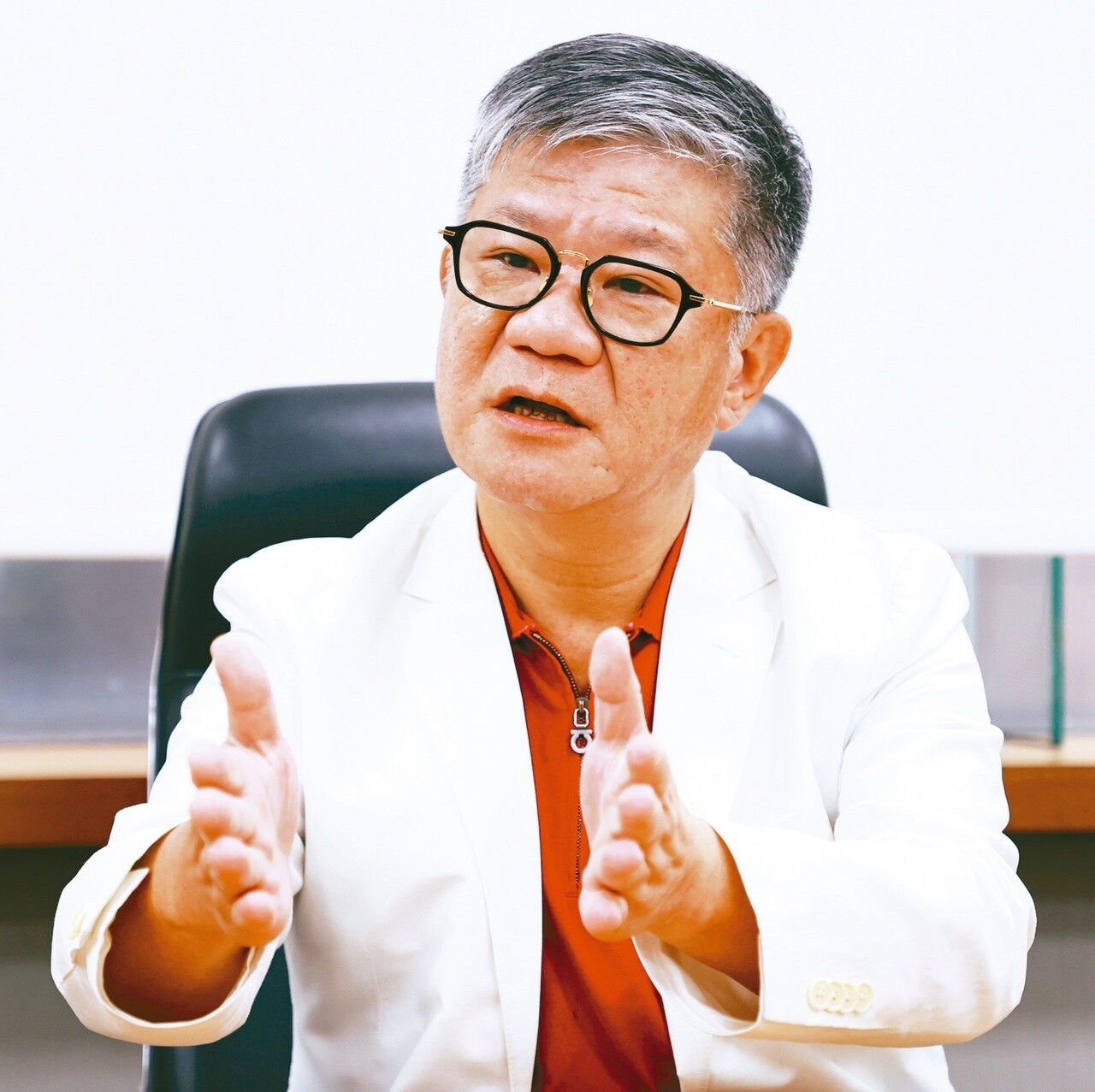 龍邦董事長劉偉龍。(記者侯永全／攝影) 