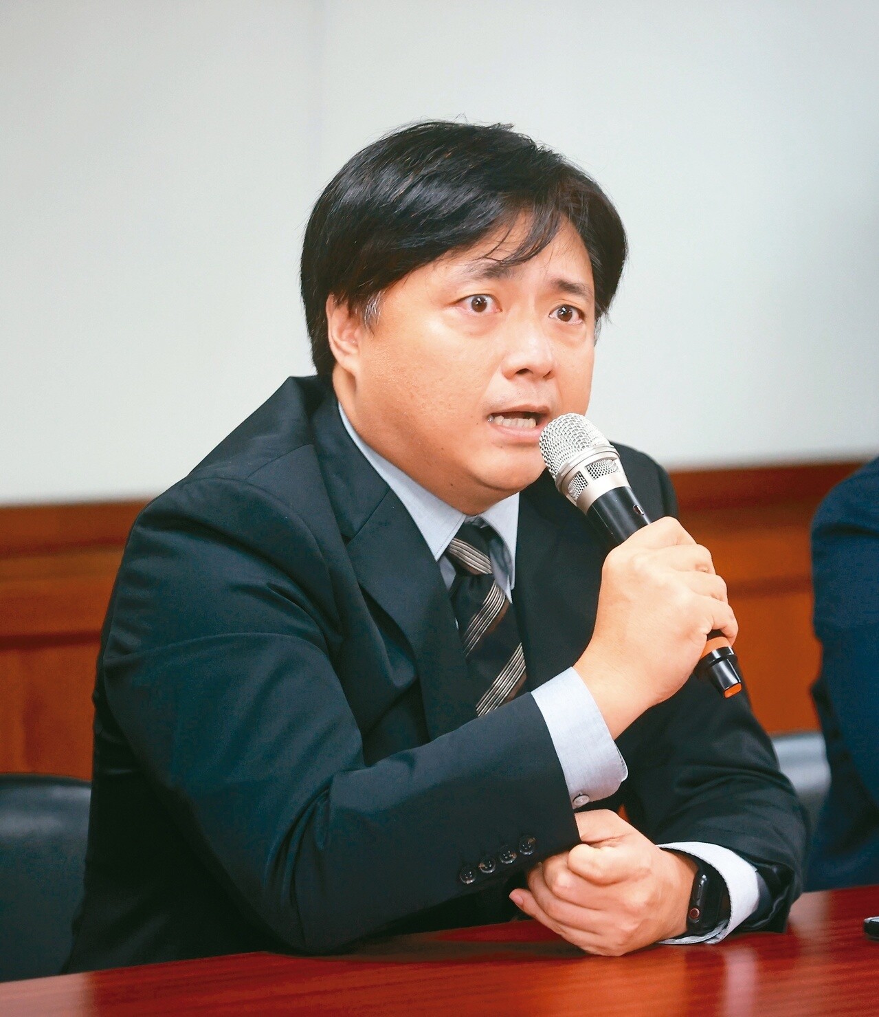泰山董事詹皓鈞。(記者胡經周／攝影) 