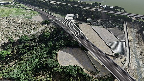 預計114年全線完工通車後將可有效舒緩往來大甲-外埔兩區的車流。圖/台中市府提供