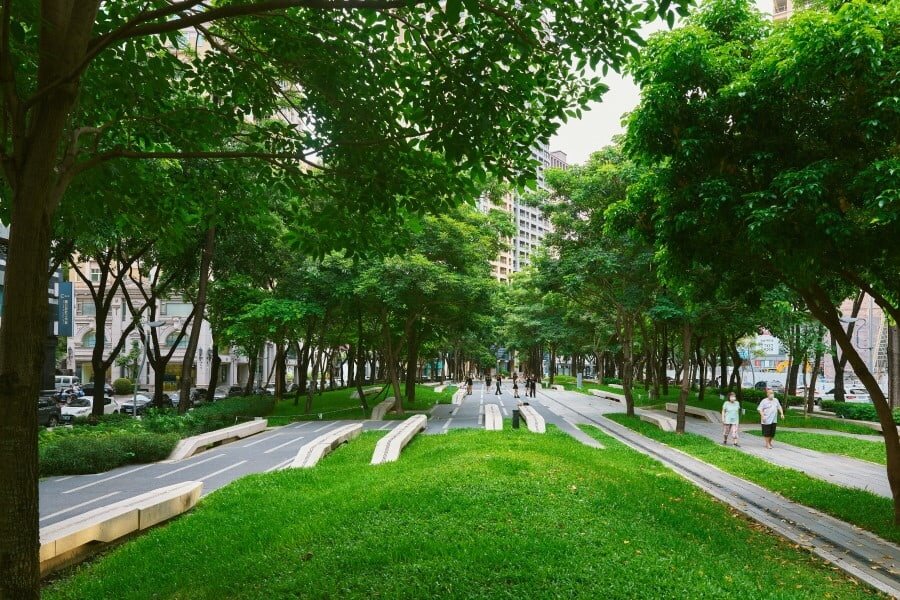 案位於草悟道精華綠毯核心。(圖/磐鈺營建機構提供)