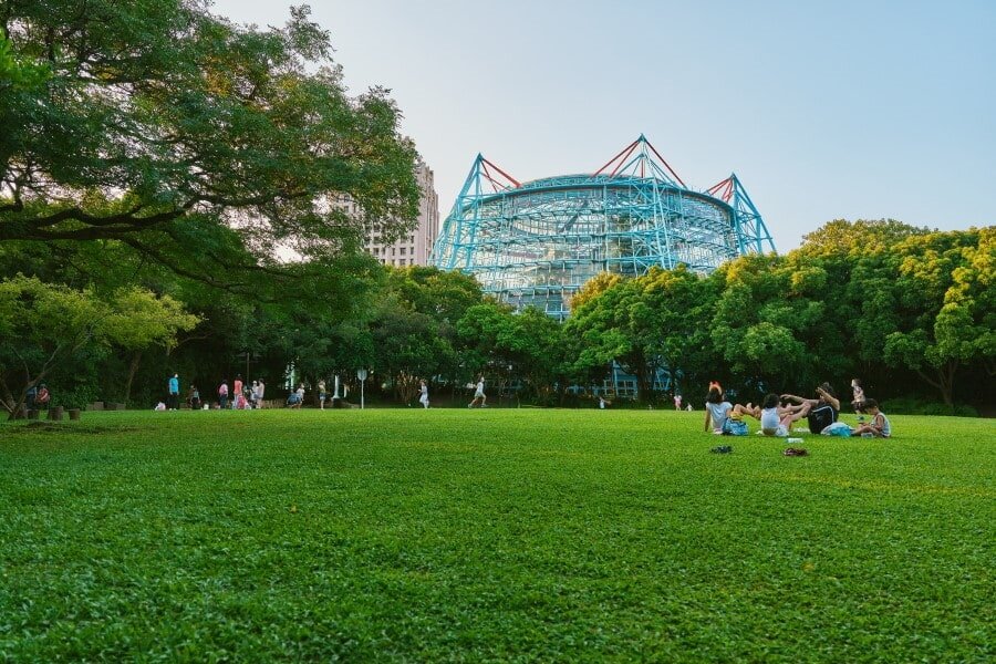 植物園、科博館自基地散步可達。(圖/磐鈺營建機構提供)