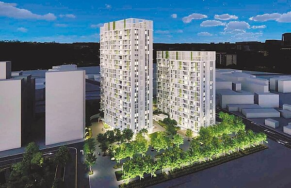 新竹市首座社會住宅「中雅安居」將在明年初動工,日前於基地附近社區舉辦施工前說明會。(新竹市政府提供/王惠慧新竹傳真)