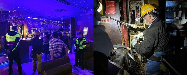 斷水電!五股KTV不符工業區土地使用 3年7次違規不甩 業者、屋主巨額罰款曝光 新北市五股區成泰路上一處工業區大型視唱舞場,不符工業區土地使用規定,市府公安小組前往執行斷電。圖/新北市政府提供