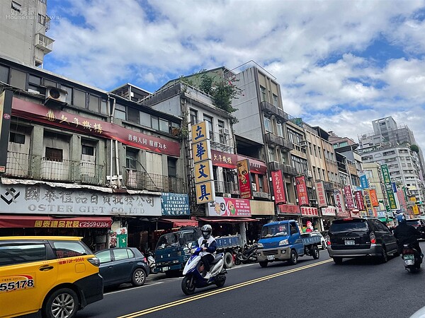 台北市大同區後站商圈街景。李彥穎攝