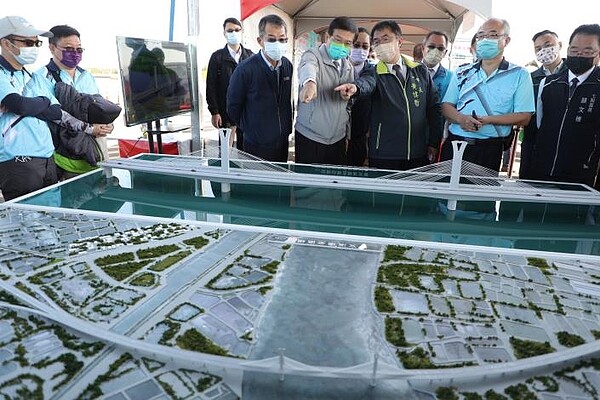 西濱快速公路曾文溪大橋動土。圖/台南市政府提供