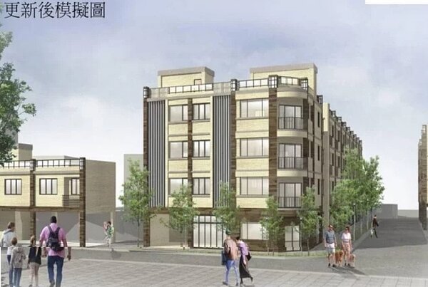 苗栗縣第一件都市更新案模擬圖。圖/苗栗縣政府提供