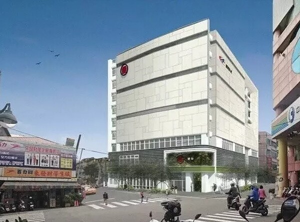 彰化市光復郵局與國賓影城2019年簽約,原本規畫引進第一家複合式影城,斥資4.55億元拆掉重建,興建為地下3樓、地上6樓複合式商業大樓。圖/彰化市光復郵局提供