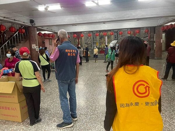 埤林里也有流感疫苗社區設站。（圖／土城樂生活X有你有我）