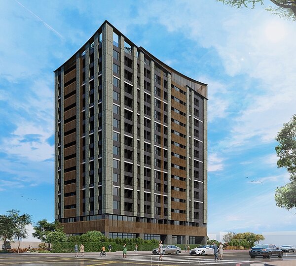 「明志書苑」預售案基地就位於生活機能優異的明志路商圈。圖/明志書苑提供