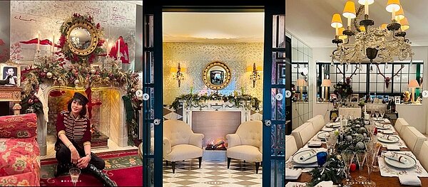 香港影后劉嘉玲Boxing Day貼出豪宅內部布置,讓不少粉絲大呼太奢華。圖/截自instagram@carinalau1208