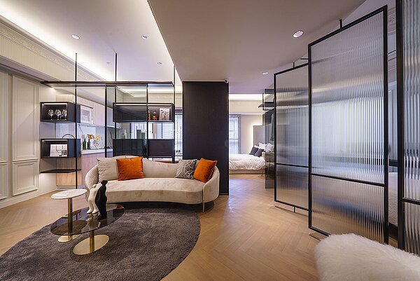 實際走一遍樣品屋,發現室內坪效真的使用出色。圖/明志書苑提供