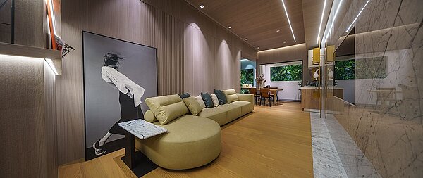 整體採光度很好,室內也沒有多餘梁柱,可看出整體設計的用心。圖/明志書苑提供