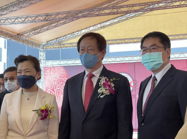 台積電今日舉辦3奈米量產擴廠典禮,圖中為董事長劉德音。記者尹慧中攝影
