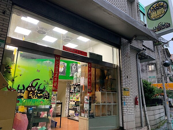 蟲殿甲蟲專賣店，位於台北市文山區羅斯福路五段170巷39號。林若瑋／攝
