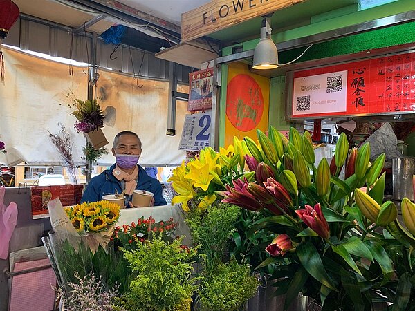 總是笑臉迎人的老闆。圖/林若瑋攝影