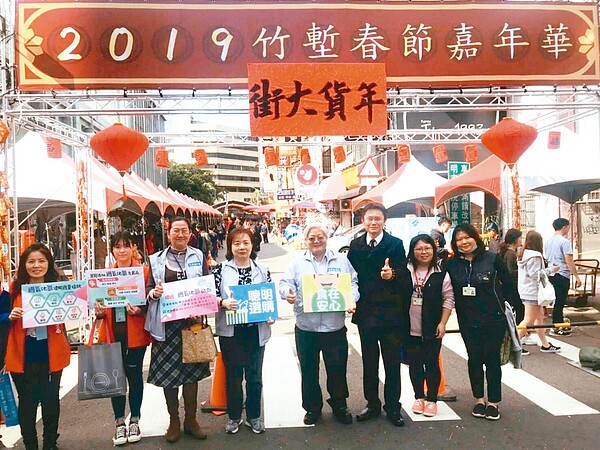 新竹市年貨大街停辦3年,今年恢復舉辦。圖/市府提供