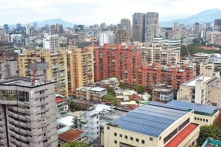 立法院力拚13日前通過《平均地權條例》修正案。圖為大台北地區房地產。(本報資料照片)