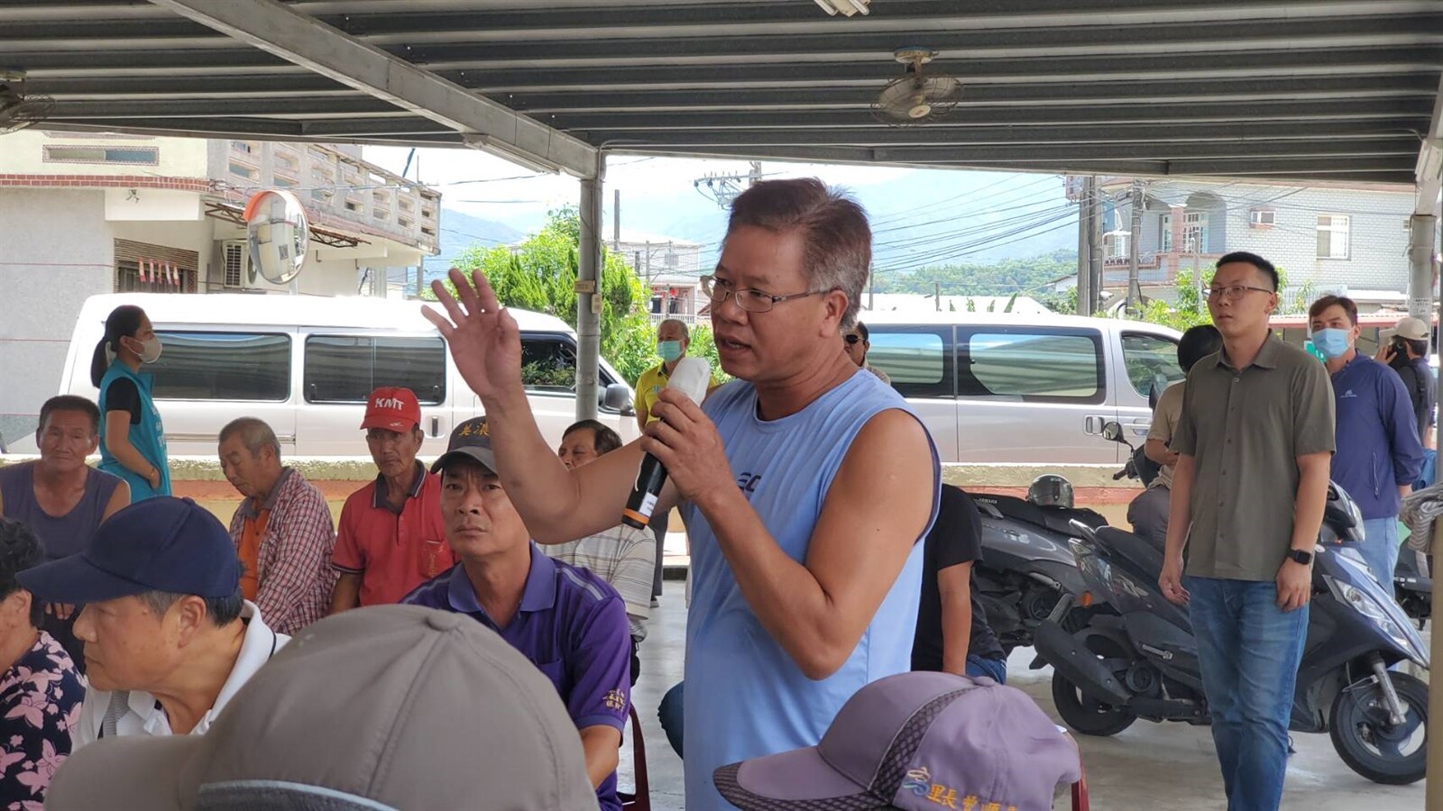 水利署推動河槽地下水補注計畫，美濃區居民擔心影響灌溉用水。記者王勇超／攝影 