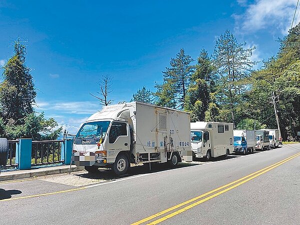 大雪山27K鳶嘴山登山口等停車熱點,常遭民眾占用進行車宿。圖/東勢林管處提供