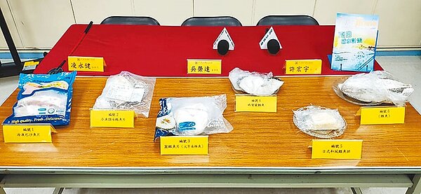 消基會抽測市面4件標示為「鱈魚」的產品，檢驗後發現，竟然有2件不是鱈魚目、不得標示為鱈魚。圖／消基會提供