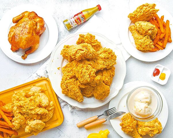 Uber Eats 平台大數據統計去年溫網期間的炸雞點購,以美式炸雞最受歡迎。(Uber Eats提供)