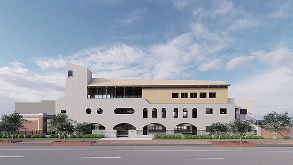 博愛國小非營利幼兒園力拚2024年完工。圖/新竹縣政府提供