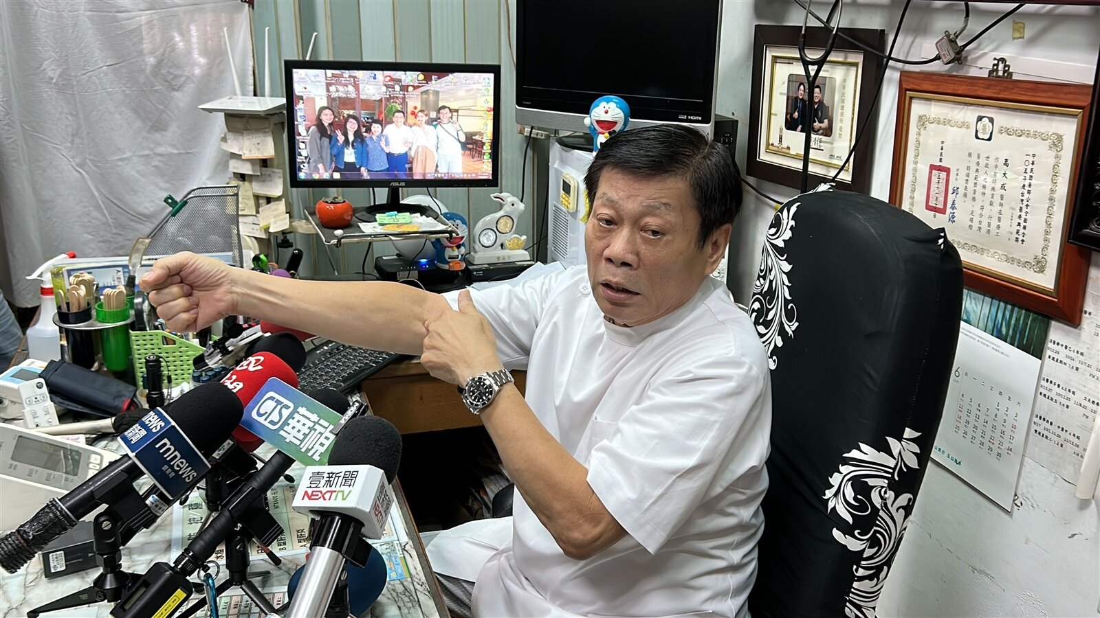 中山附醫法醫科主任高大成。記者趙容萱/攝影