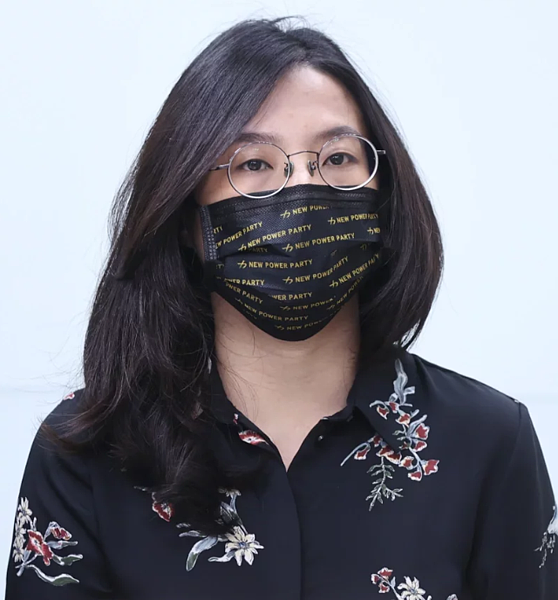 時代力量黨發言人余佳蒨。聯合報資料照片