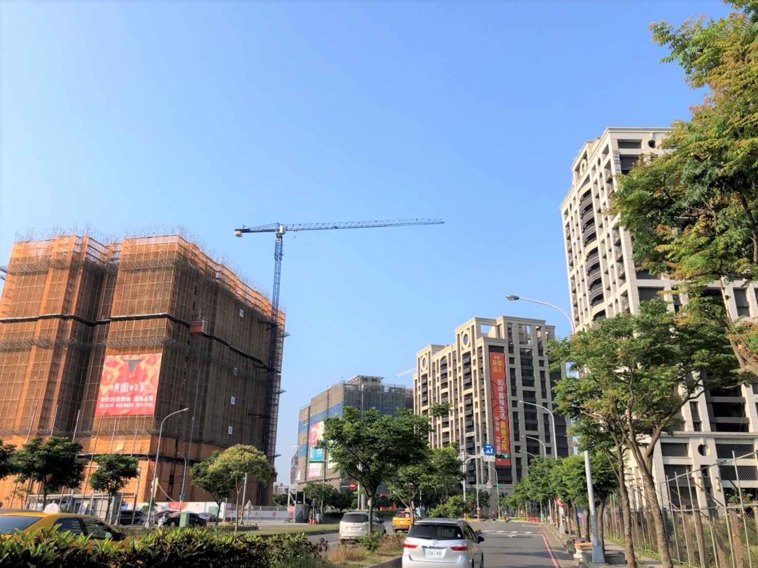 青埔地區房市示意圖 。記者游智文/攝影