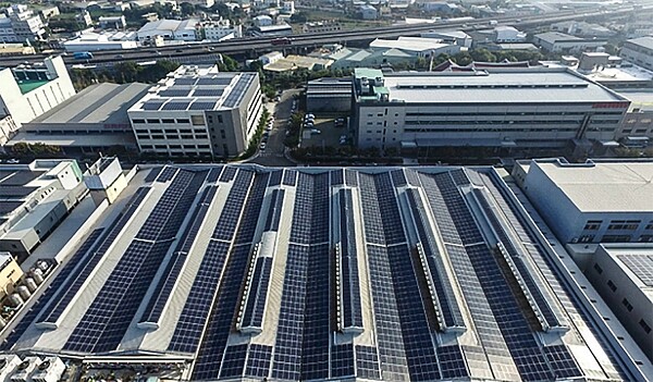 銀泰科技設置太陽光電。圖/台中市府提供