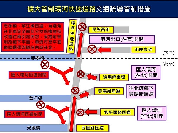 「2023大稻埕夏日節」交管。圖／北市府提供