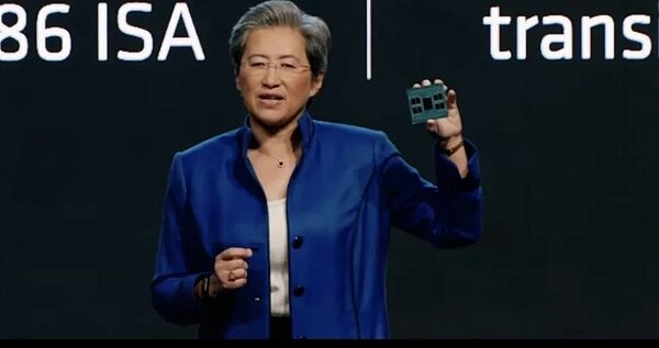 超微董座蘇姿丰傳將於7月19日來台。圖/擷取自超微直播