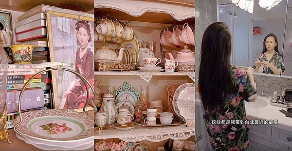 伊能靜罕見曝光單身時期就買的台北東區宅內部擺設。圖/截自伊能靜抖音